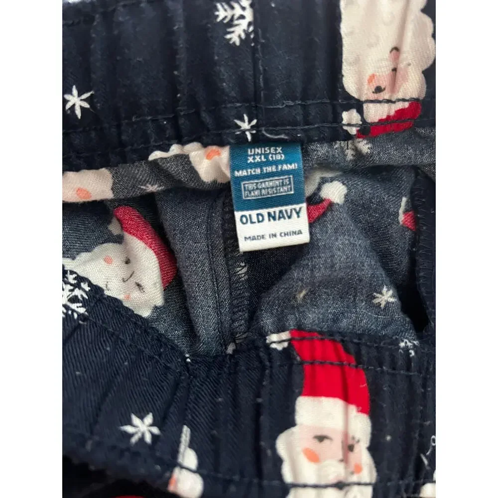 EUC Old Navy Mid-Rise Flannel Pajama Pants | Christmas 2021 | Size Kids XXL
